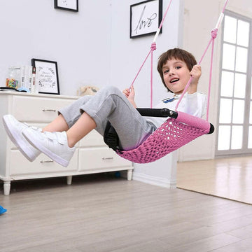 Toddler Swing &  Swing - Adjustable Rope Swing Seat for Kids.