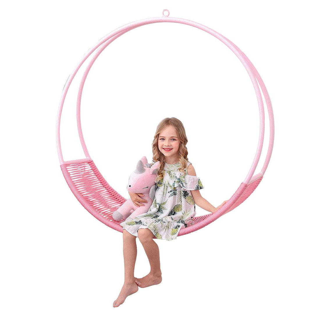Moonlit Serenity Swing，Celestial Weaves Cradling Midnight Dreams.