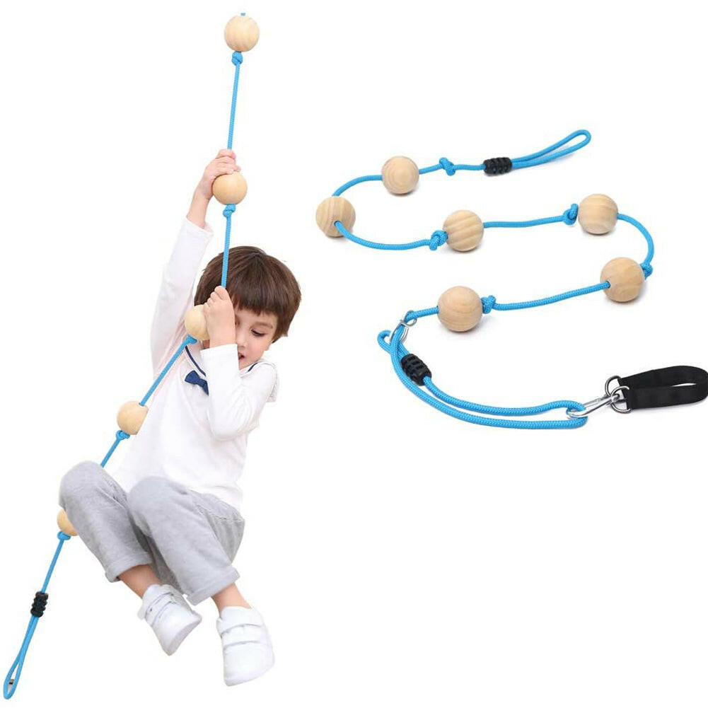 Kids Climbing Rope with Anti-Slip Grip - Outdoor Adventure Training Kit.