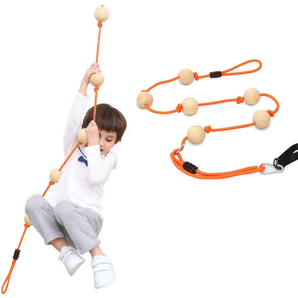 Kids Climbing Rope with Anti-Slip Grip - Outdoor Adventure Training Kit.