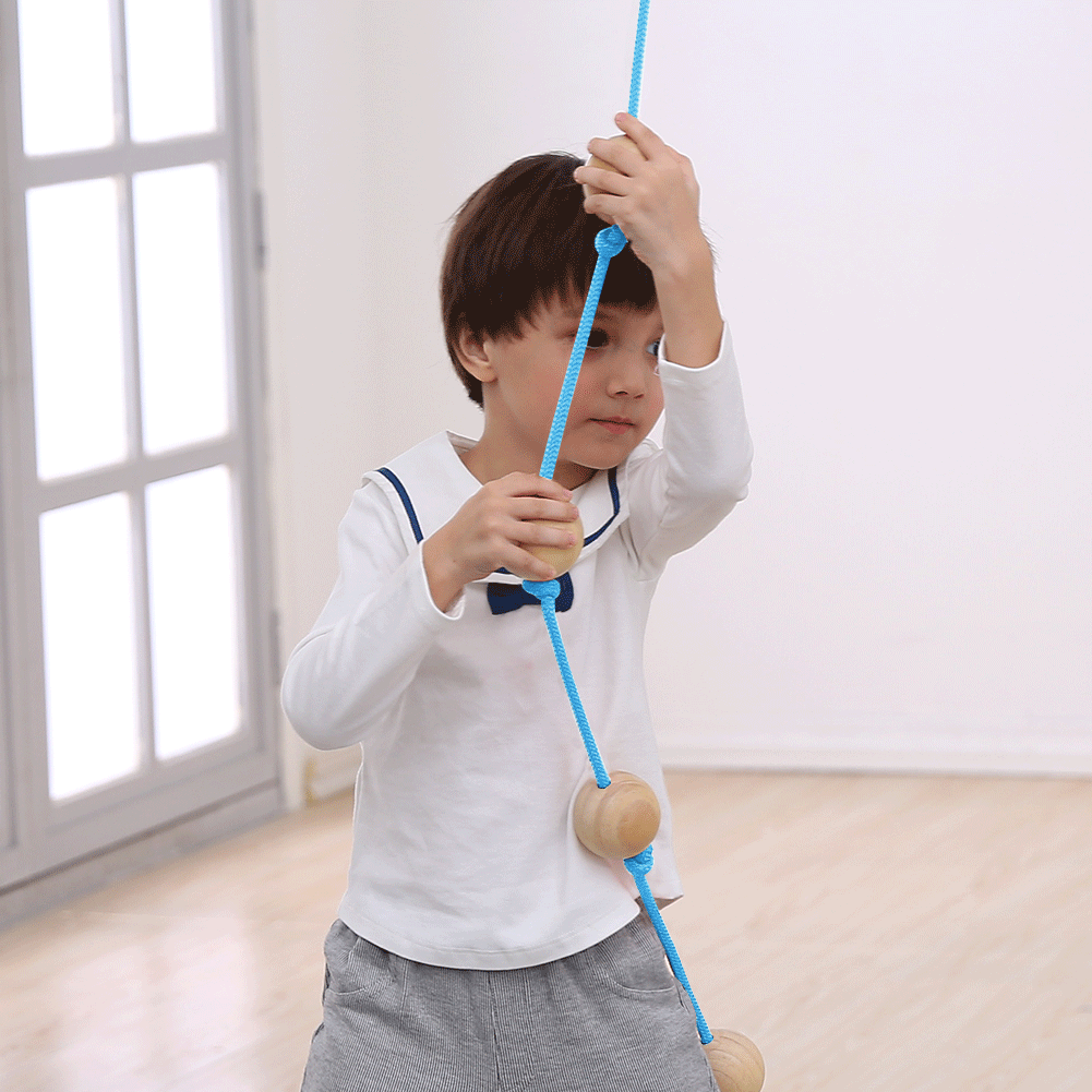 Kids Climbing Rope with Anti-Slip Grip - Outdoor Adventure Training Kit.