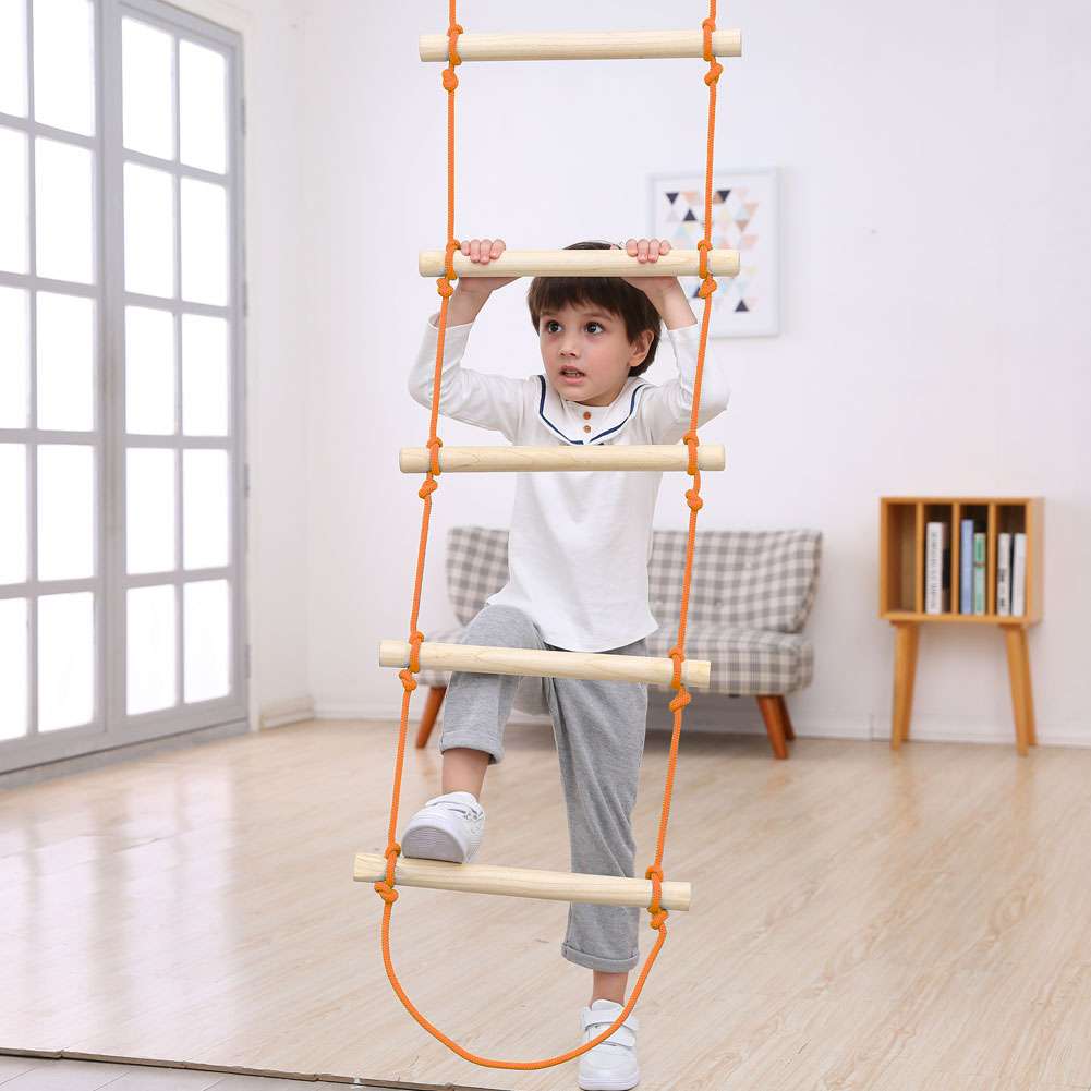 Children's toy rope ladder Perfect for Indoor and Outdoor Play,.
