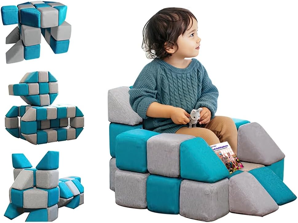 Magnetic Soft Building Blocks for Kids, Magnetic Blocks, Big Blocks.