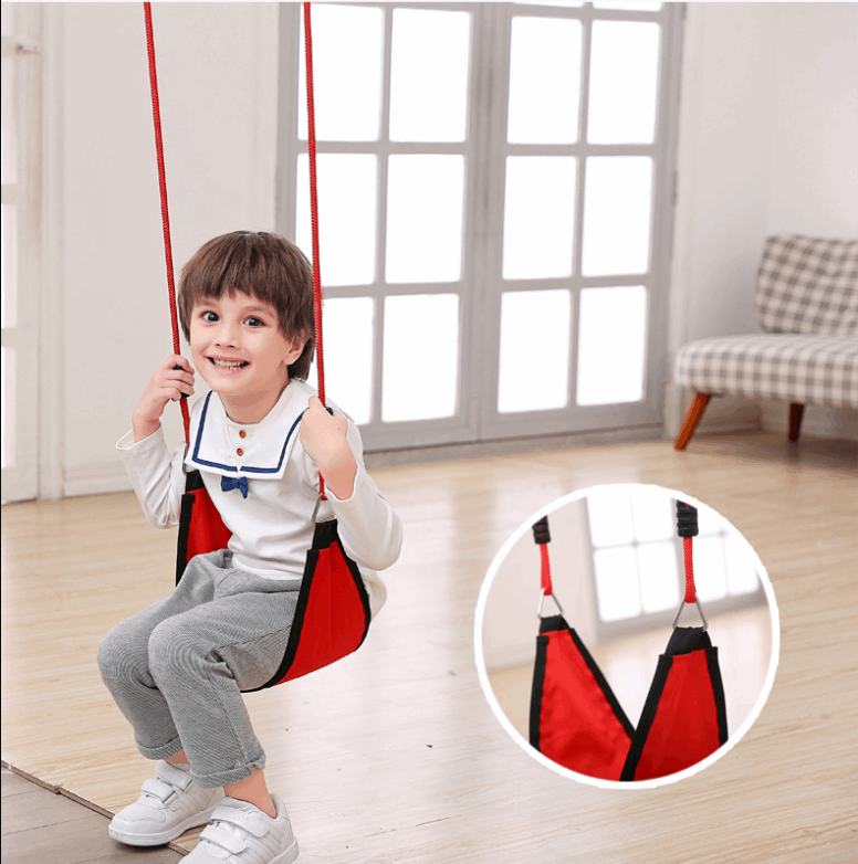 CozyCanvas Kids' Fabric Swing – Safe & Fun Indoor Play.