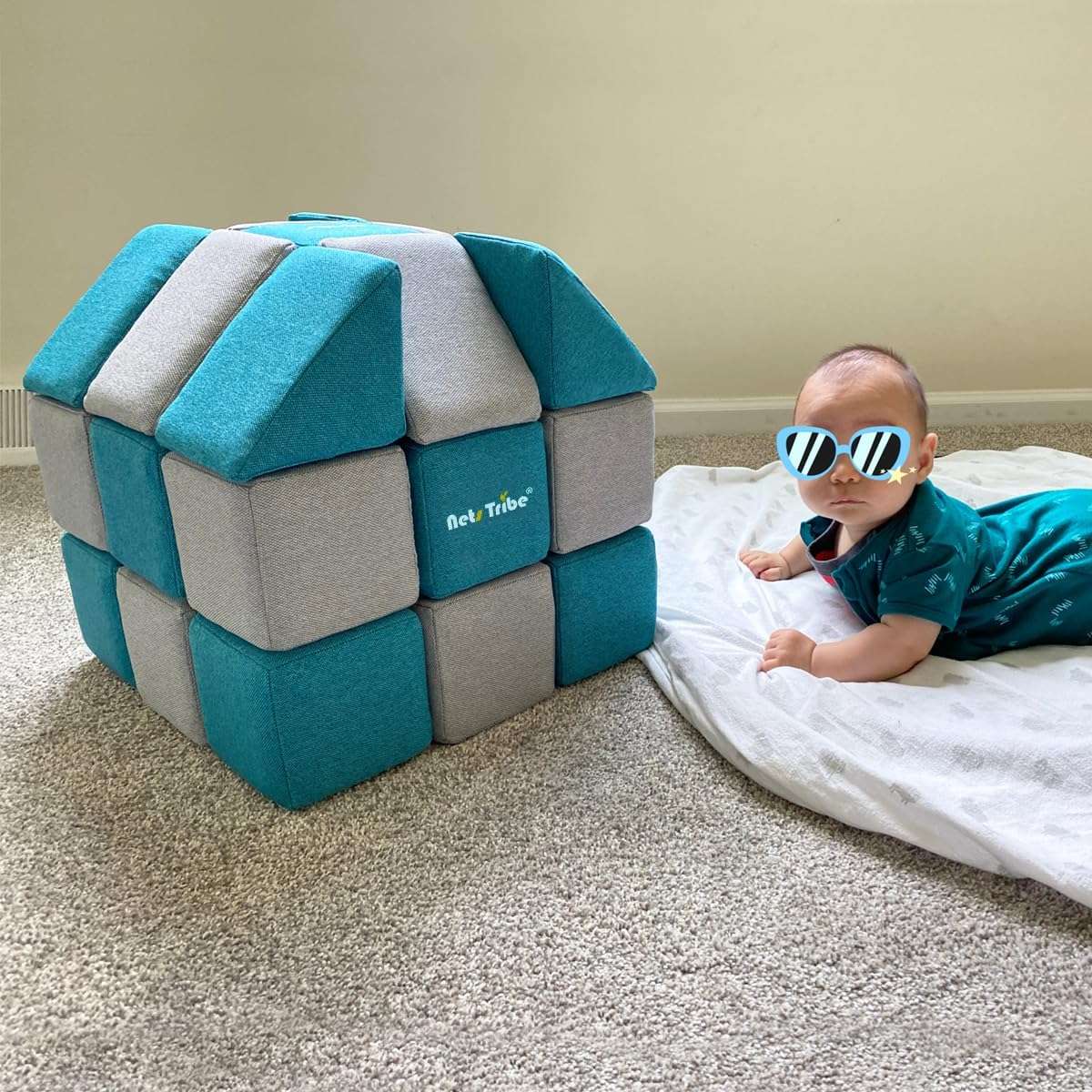 Magnetic Soft Building Blocks for Kids, Magnetic Blocks, Big Blocks.