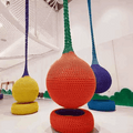 Children's rope hanging ball “Customizable size”.