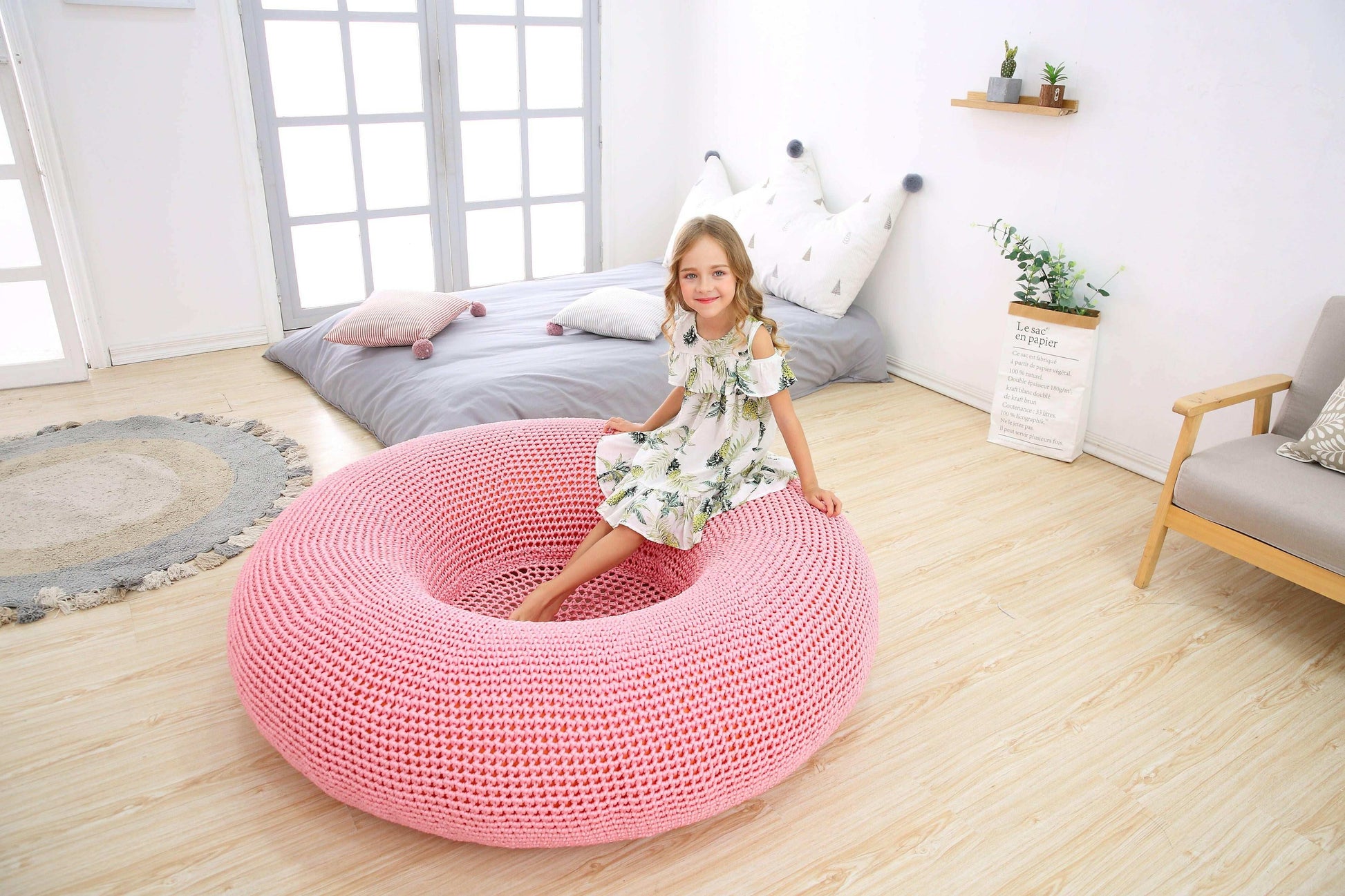 Sensory Teaching Aids, Children's Tire Inflatable Sofa, Training Equipment,.
